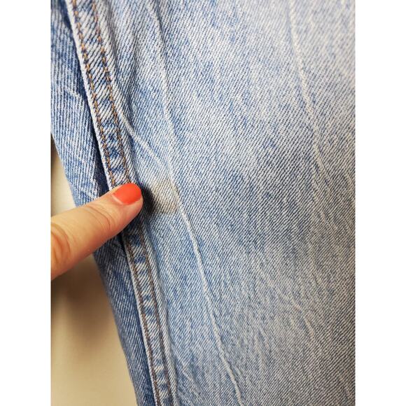 Abercrombie & Fitch Jeans 29 / 8 Womens 90s Straight Ultra High Rise Destroyed - Picture 7 of 14